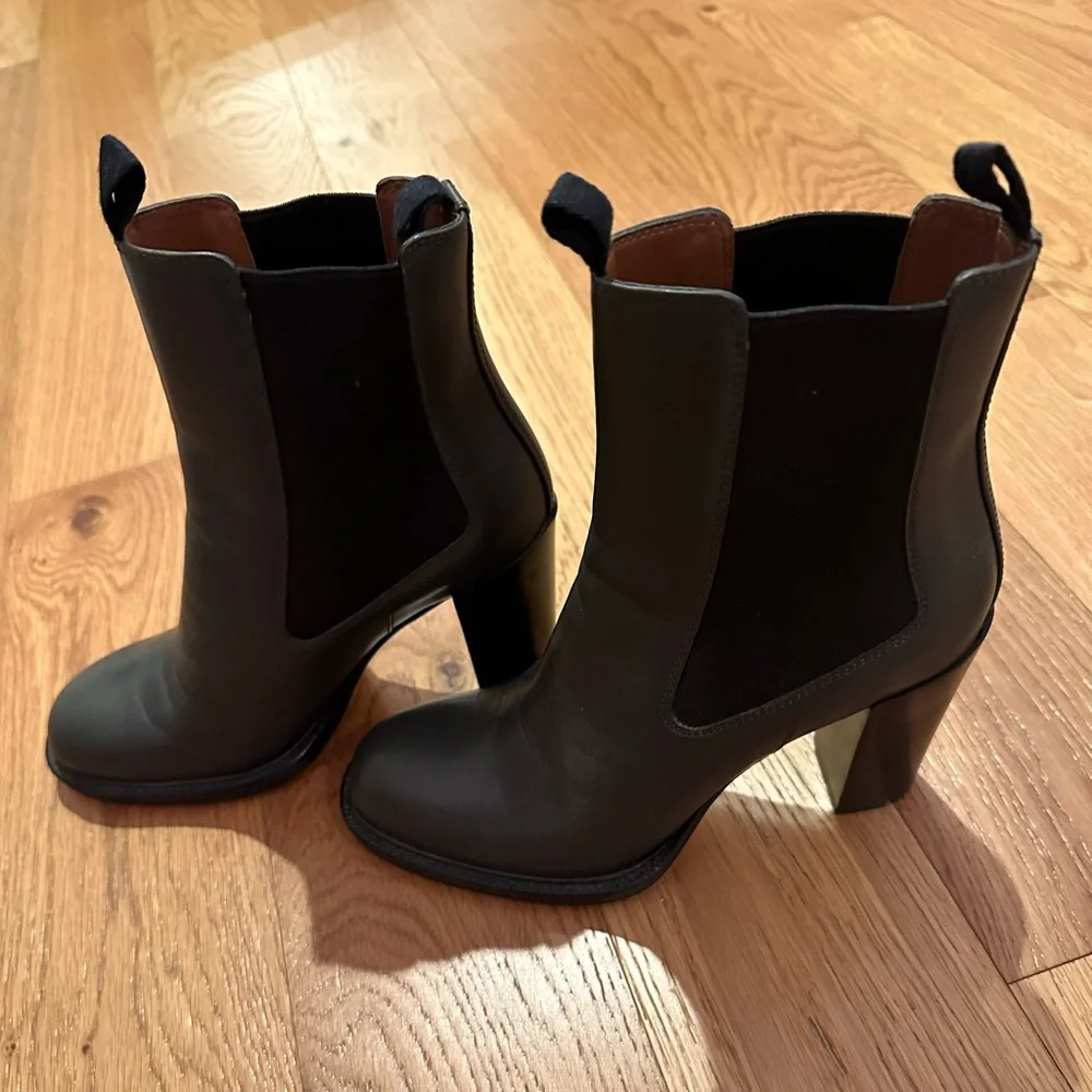 CÉLINE by Phoebe Philo - Green Boots - NWOT - Picture 3 of 6